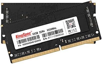 Kingspec 8GB DDR4 RAM 3200MHz, 1.2V 260 פינים מזכר זיכרון RAM PC4-25600 מודולי זיכרון מחשב SODIMM