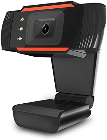 מצלמת ליאנקסיאו-720 פני עם נורית לד, מצלמת אינטרנט למחשב מיני מצלמת מחשב מיקרופון מובנה, קליפ גמיש הניתן לסיבוב,