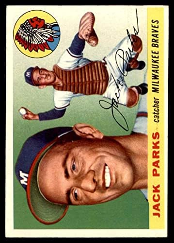 1955 Topps 23 Jack Parks Milwaukee Braves Ex Braves