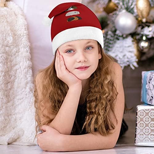 גינאה חזיר טריו חג המולד כובע אישית סנטה כובע מצחיק חג המולד קישוטים