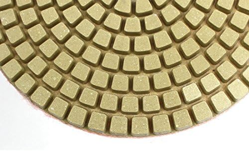 אקסיט חצץ 3000 4-אינץ יהלומים רטוב ליטוש רפידות 2 יחידות עבור גרניט-דואר בטון שיש