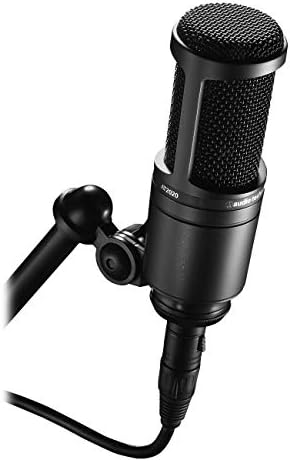 אודיו-טכניקה במיקרופון אולפן קונדנסר קרדיואידי 2020, שחור