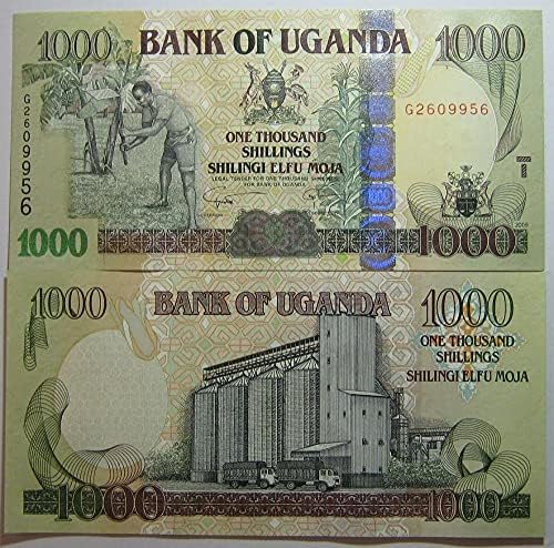 שטרות שטרות אוסף-אוונדה 1000 הזמנה ראשונה 2009 שטרות ישנות אוסף שטרות נייר אוסף אוגנדה-זר, מטבע, לא במחזור או