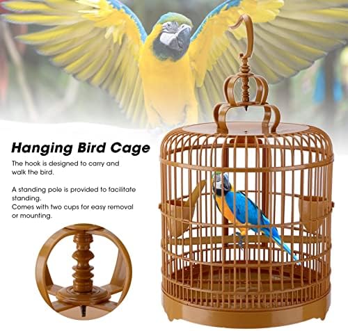 בית כלוב תוכי Syh & Aqye, מוביל ציפורים בציפורים תלויות לכל מיני פרוטבירד בינוני גדול
