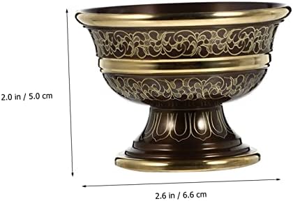 3 יחידות מחווה כוס בית תפאורה מימי הביניים דקור גביע גביע גהי מנורת פמוט מזון מציע קערת מציע ידיים