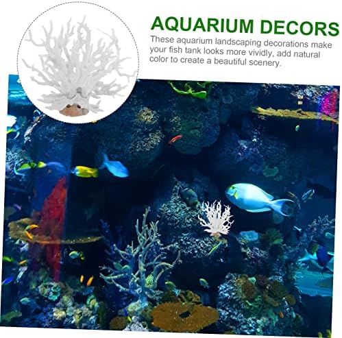 טויאנדונה דגי טנק אלמוגים קישוטי אוקיינוס דקור פלסטיק צמחים מיני אביזרי מלאכותי דגי טנק צמחים ימיים