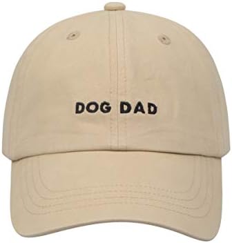 6 פנל רך רקמת כלב אבא כובע כלב אמא כובע מתכוונן בייסבול כובע כלב מאהב מתנות עבור גברים/נשים