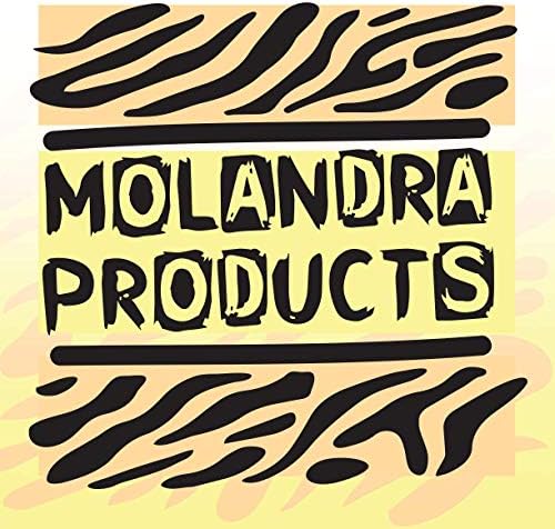 מוצרי Molandra Neurocity - 20oz hashtag בקבוק מים לבן נירוסטה עם קרבינר, לבן