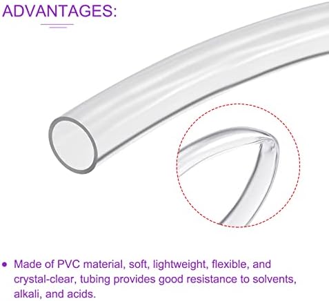Dmiotech מזהה 19 ממ 24 ממ OD צינור PVC ברור צינור צינור שקוף גמיש