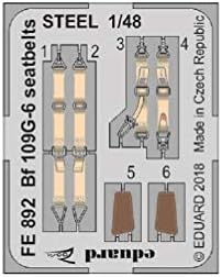 אדוארד 1/48 מסרשמיט 109 גרם-6 חגורת בטיחות עשוי נירוסטה חלקי פלסטיק אדופ892