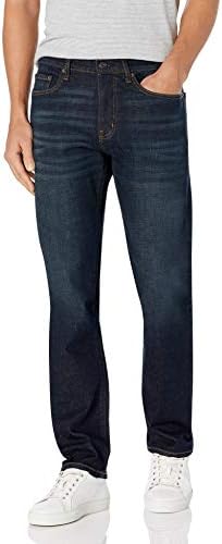 ג ' ינס מתיחה ישר לגברים של אמזון יסודות, אינדיגו כהה / שטוף, 32 וולט על 32 ליטר