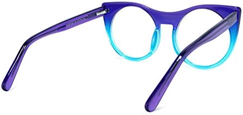 זיול אופנתי עין חתול כחול אור חסימת משקפיים לנשים אולטרה סגול 400 משקפי הגנה זורה ווה581464