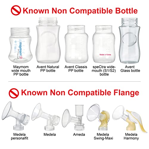 מחלף חוט דור 3 או ממיר בקבוקים; אפשר לאוגן הפה הרחב של משאבת ספקטרום ס1 ס2 להשתמש בבקבוק מדלה, בקבוק אמדה,