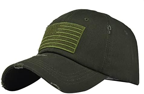 כובע בייסבול דגל אמריקאי לגברים נשים וינטג 'שטוף כובע שמש מתכוונן כובע אימון כותנה פרופיל נמוך