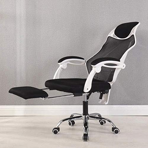 משרד כיסא - משרד כיסא אמצע חזרה מסתובב המותני תמיכה שולחן כיסא, מחשב ארגונומי רשת כיסא עם משענת יד