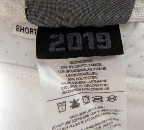 2019 פילדלפיה איגלס ג'ו אוסטמן 95 משחק משומש מכנסיים לבנים 36 DP40134 - ציוד משומש משחק