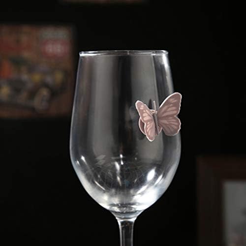 20 יחידות/ 2 חבילות סיליקון יין זכוכית סמן צורת יין מזהה קסמי עם יניקה כוס שתיית כוס סימן למסיבות