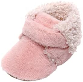 גודל 8 פעוט מגפי ילדה קטיפה תינוקות מגפיים ראשונים רכים בנים שלג כותנה כותנה נעלי נעלי נעליים לתינוקות חמות