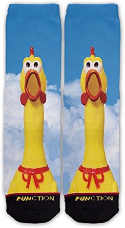 פונקציה - גרביים מודפסות עוף גומי