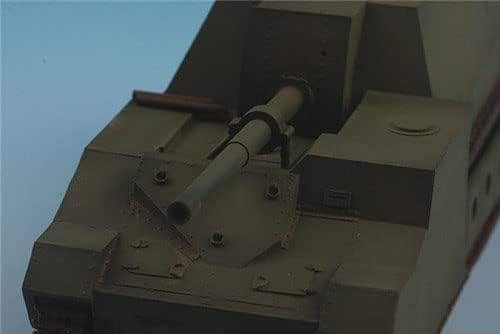 5 מ ' תחביב סובייטי סו-142 סו142 כבד הנעה עצמית אקדח ניסיוני טנק 1/72 שרף טנק מראש נבנה דגם