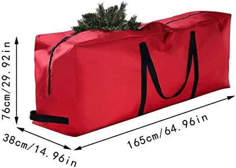 48 אינץ/69 אינץ שקיות לאחסון, עץ חג המולד אחסון קופסא פלסטיק קשה אחסון תיק עץ חג המולד אחסון תיק עמיד למים שקית