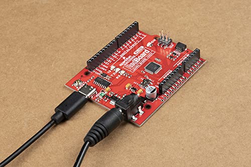 Barkfun Redboard Plus - Atmega328p מיקרו -בקר עם Optiboot Bootloader - מערכת QWIIC Connect - מחבר