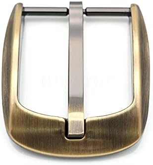 Craftmemore 1.5 אינץ 'אבזם חגורה אבזם חגורה חוזק יחיד להחלפה מלאכת עור DIY ZK87