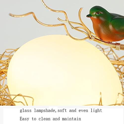 נברשת קן ציפורים יצירתית נורדי - אריגה בעבודת יד אלומיניום חוט ציפורים קן תליון תליון תאורה מתקן תקרה נורת תקרה