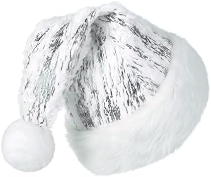 פיקסין ברונזינג סנטה כובע לבן קטיפה חג המולד כובע למבוגרים חג המולד בית תפאורה השנה החדשה ספקי צד