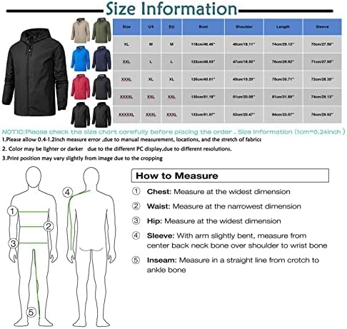 מעילי ADSSDQ לגברים, טיולים טרנדיים עם שרוול ארוך פלוס מעילים בגודל גברים גברים חורפים צווארון גבוה