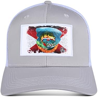כובע דיג של צדפות קיצוניות כובע דיג לגברים בכובע משאיות דיג בעלות ביצועים גבוהים עם טלאים הניתנים להחלפה,