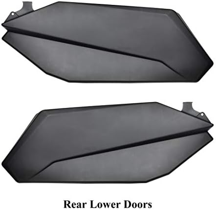 ערכת דלתות תחתונות עבור CAN-AM X3 MAX, SAUTVS דלת התחתונה מוסיפה לוחות עם מסגרת מתכת מובנית עבור CAN AM MAVERICK
