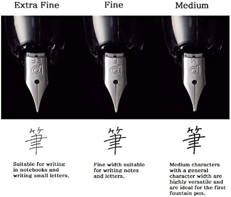 עט נובע פלטינה עט נובע נשלף עט נובע אורבני ירוק פיין פוינט טוק סוג עט נובע-700043-ו עם מדבקת אהבה קאנג ' י, 5.5