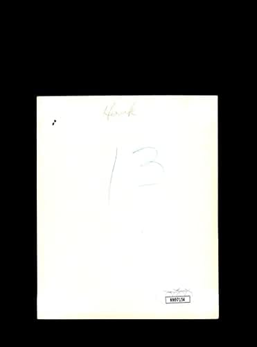 Ralph Houk JSA COA חתום וינטג '4x5 1950 ניו יורק ינקיס חתימה מקורית