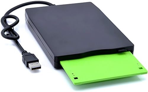 Beesclover חיצוני נייד 3.5 USB 1.44 MB FDD FDD תקע דיסק תקע והפעלה עבור מחשב Windows 2000/XP/Vista/7/8/10 Mac