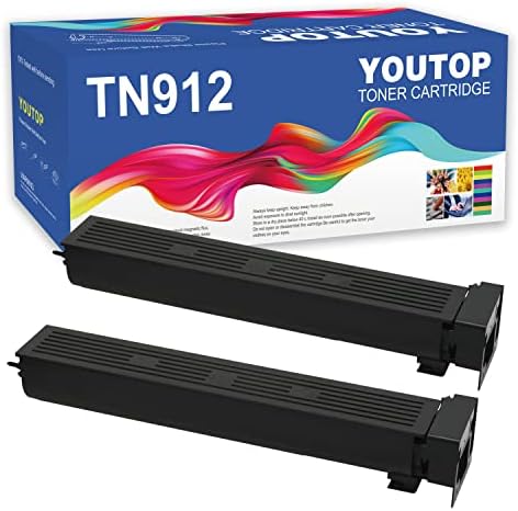 YOTOP 2PK TN912 TN-912 מחסנית טונר שחורה תואמת לקוניקה מינולטה ביזוב 958