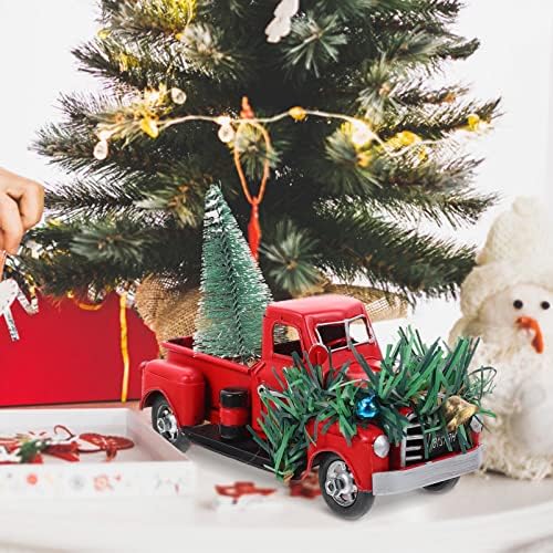ABOOFAN חג המולד עץ ישן צעצוע שולחן שולחן עצי קישוט איסוף דגמי קישוט מתנה לפיסול מגש וינטג