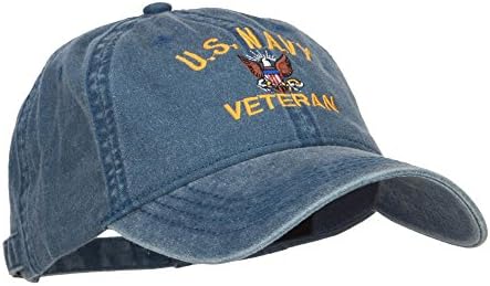 e4Hats.com כובע שטף רקום צבאי ותיק של חיל הים האמריקאי
