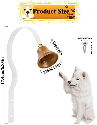 כלב פעמוני לאימונים, מתכת כלב פעמון עבור אימון בית גור פעמון לאימונים פעמון לכלבים כדי טבעת