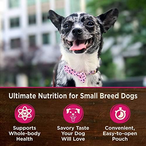 ליבת בריאות מזון לכלבים יבש ללא דגנים טבעיים, גזע קטן, שקית של 12 פאונד + מיני ארוחות טופר מזון לכלבים רטוב,