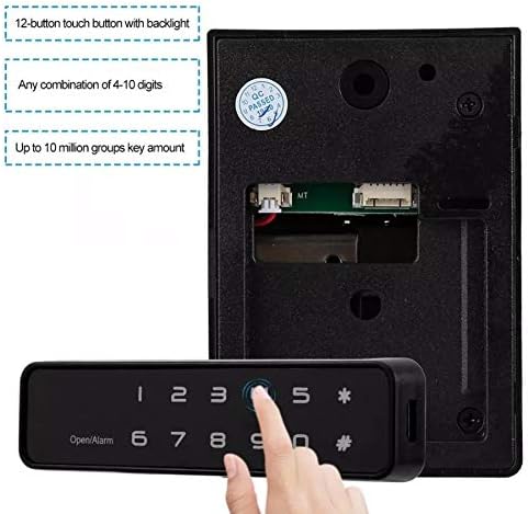 מנעול ארון CDYD אלקטרוני דיגיטלי 12 כפתור מנעול מנעול סיסמא ללא מפתח מנעול ארונות מגירות