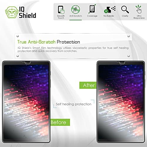 מגן מסך IQshield תואם לסרט Samsung Galaxy Tab A7 Lite Anti-Bobble Slue