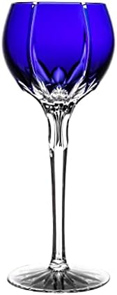 אג ' קה קסטיל קובלט כחול עופרת קריסטל זכוכית יין לבן קטן 7.4 עוז-יחידה אחת