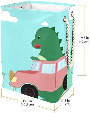 דינוזאור נהג 300 ד אוקספורד עמיד למים בגדי סל גדול כביסה סל עבור שמיכות בגדי צעצועי בחדר שינה