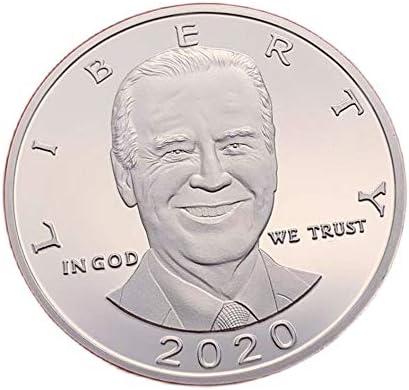 נשיא ארהב ה -46 ג'ו ביידן 2020 קמפיין נשיאות נשר נשר אתגר חידוש חידוש מטבע חירות באלוהים אנו סומכים