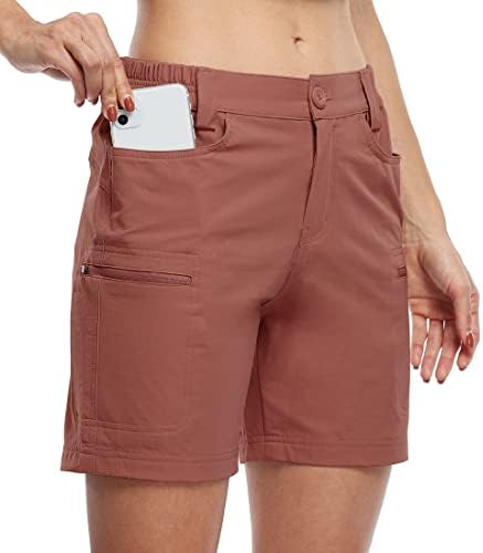 וויליט נשים של טיולים מכנסיים קצרים מטען למתוח גולף פעיל מכנסיים קצרים חיצוני קיץ מכנסיים קצרים עם כיסים מים