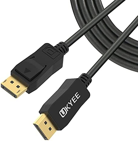 Ukyee DisplayPort Monitor Cable 15ft 10 חבילה