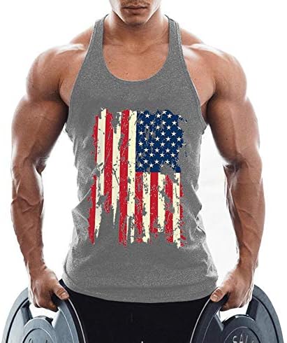 קויפוטאנג גברים גופית גופית אמריקאית דגל כושר פיתוח גוף גוף כושר חדר כושר צמרות שריר שריר גופייה
