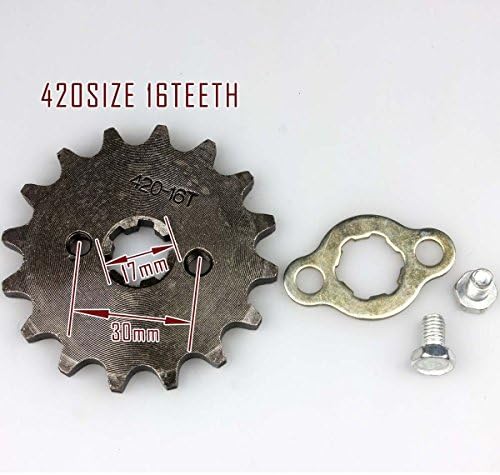 ווייינגסי גלגל שיניים קדמי 420-16 ט 17 מ מ אופנוע טרקטורונים אופני עפר