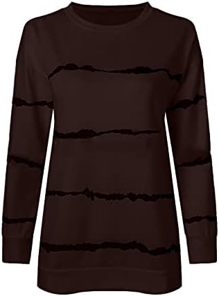 חולצות שרוול ארוך של פירו לנשים, נשים 2022 צמרות אופנה סתיו סווטשירט סווטשירט סוודר מפוס